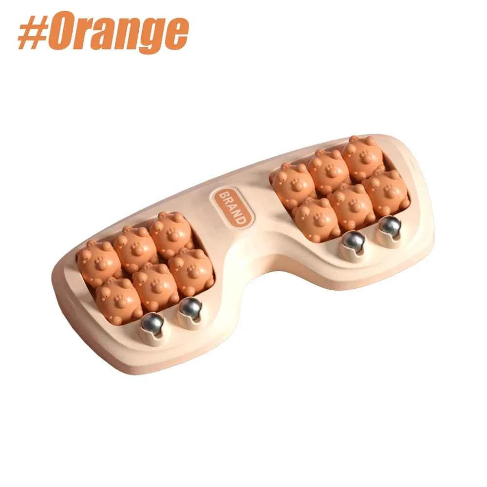 Dual Foot Massager Roller Foot Massage,Plantar Fasciitis Relief Heel/Arch/Muscle Aches/Foot Pain/Stress Relief & Deep Relaxation