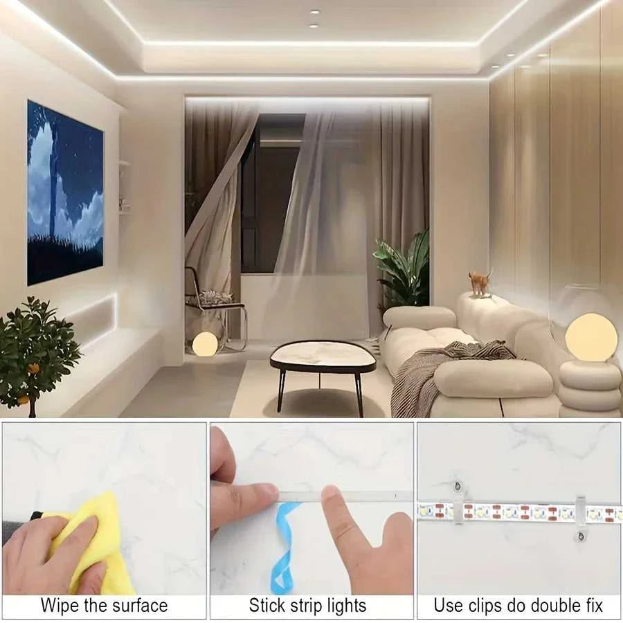 5V USB LED Strip Light Flexible Cuttable Light with Adhesive White/Warm White for TV Backlight Cabinet Bedroom Home Decoration The jack market .AU The jack market .AU Home $ 49 136:200003939#White;380:201441007