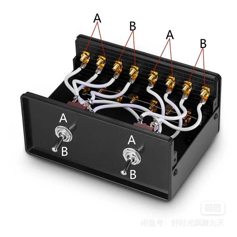 2 pairs of speaker switcher / A-B amplifier switcher Two in two out amplifier speaker switch Two-channel power amplifier switch The jack market .AU The jack market .AU Home $ 130 14:193