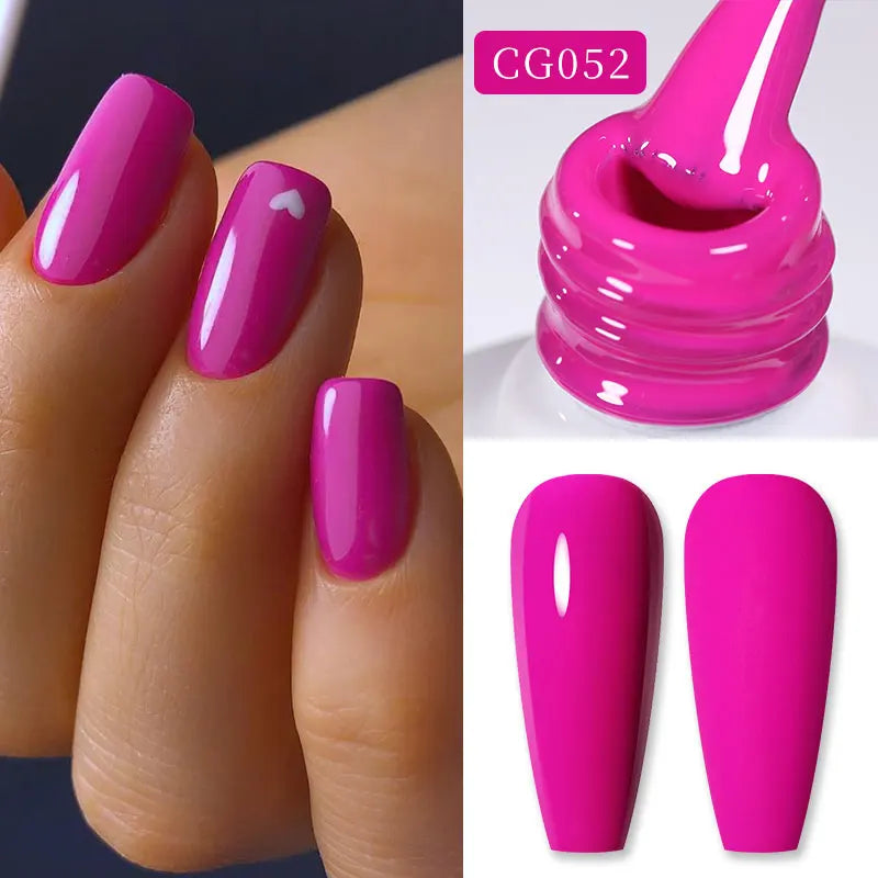 BORN PRETTY Neon Red Gel Nail Polish Yellow Green Summer Color Semi Permanent Varnish 10ml Soak Off UV LED Nail Art Manicure