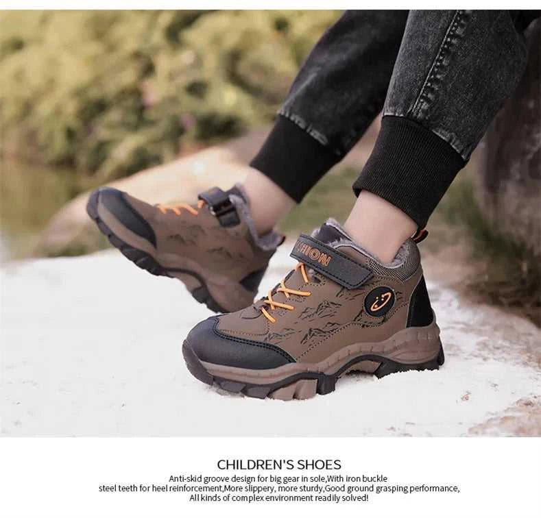 2023 New Winter Camp Boys Mountain Climbing Shoes Fashion Kids Teenage Hook & Loop Children Sport Shoe The jack market .AU The jack market .AU Mum & Kids: Essential Products for Every Family $ 48 14:100018786#Gray 02;200000124:152#32(Insole19.9cm);200007763:201336100