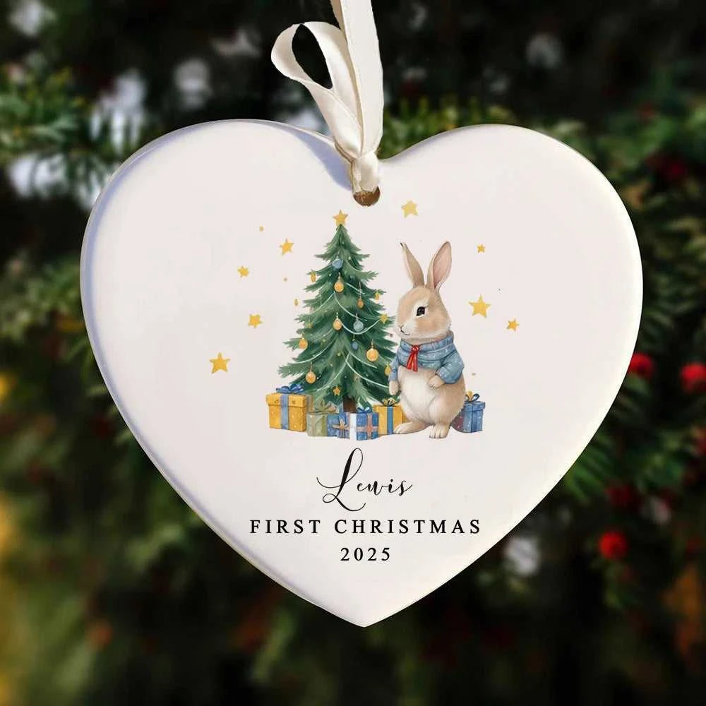 Personalized Baby's First Christmas Bauble Cute Rabbit 1st Christmas Ornament First Xmas Decoration Custom Newborn Gifts The jack market .AU The jack market .AU Mum & Kids: Essential Products for Every Family $ 22 10:47#Ceramic ;14:202997806#jk4223.4