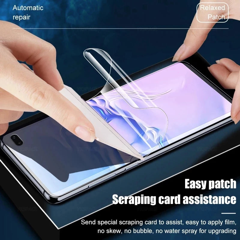 3Pcs Soft HD Clear Full Cover Hydrogel Film For OPPO Reno 3 4 5 6 7 8 8T 9 10 11 12 13 Pro Plus 5G TPU Screen Protector