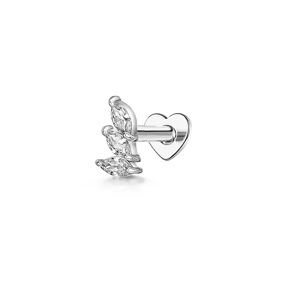 AIDE 925 Sterling Silver 1Pc Mini Shiny Heart/WaterDrop For Women Cartilage Piercing Earring INS Classic Pendant Tassel Gifts The jack market .AU The jack market .AU Jewellery & Chains $ 54 200000226:200006154#26;200001034:361180#1 piece