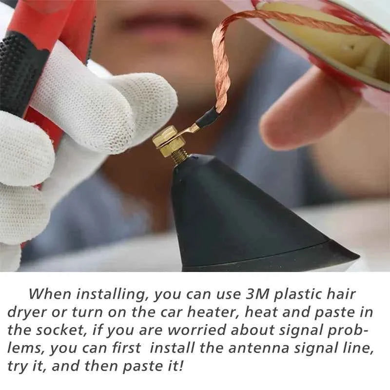 Car Radio Shark Fin Car Shark Antenna Radio FM Signal Design for All Automobiles Aerials Auto Exterior Styling Replacement Parts