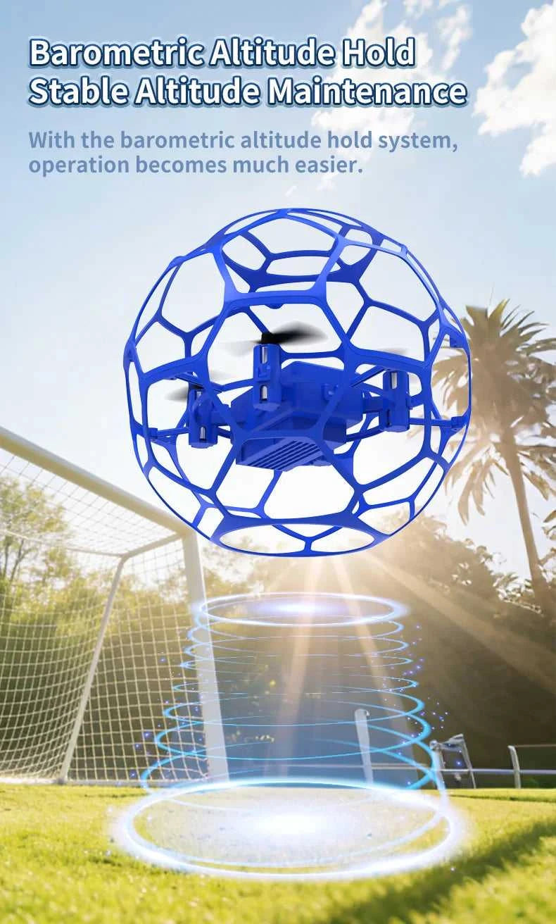 K26 MINI Air Soccer Competitive Drone | 360° Full Protection Crash-Proof | Hand Throw Takeoff No Remote Skill Birthday Gift The jack market .AU The jack market .AU Drones $ 71 14:193#K26-Red