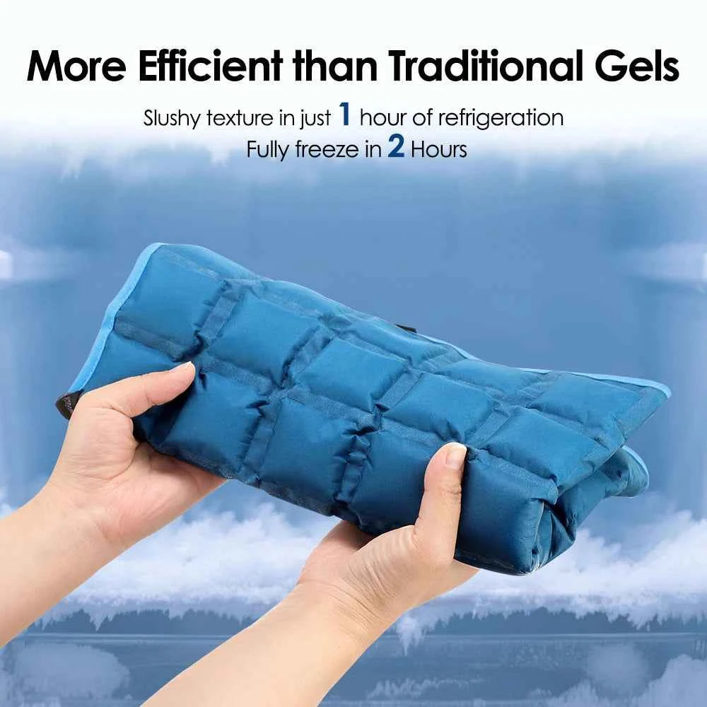 Cold/hot compress polymer Reusable Cold Ice Pack for Knee Compression Soft Injury Support Post-Operative Nursing Care Cooler