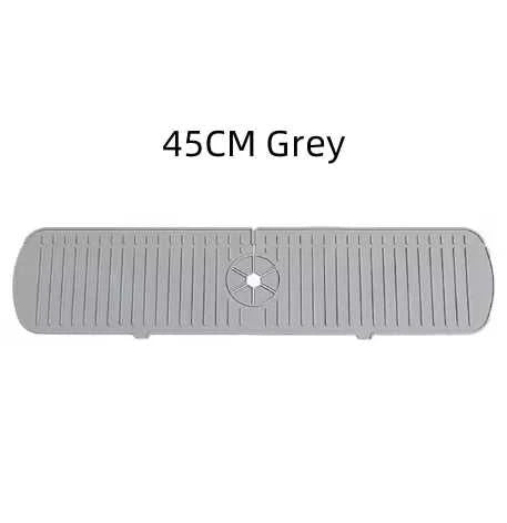 Silicone Drain Mat, Kitchen Faucet Sink Splash Guard, Sink Draining Pad Behind Faucet,For Kitchen & Bathroom Countertop Protect The jack market .AU The jack market .AU Home $ 50 14:29#35CM White