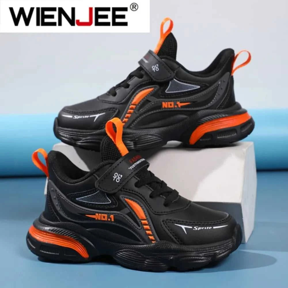 Boys' Kids Fashion Sneakers Lightweight Sports Running Shoes for Children Non-Slip Comfortable Outdoor Athletic Tennis Shoes The jack market .AU The jack market .AU Mum & Kids: Essential Products for Every Family $ 42 14:350852#Black Orange;200000124:100010481#34