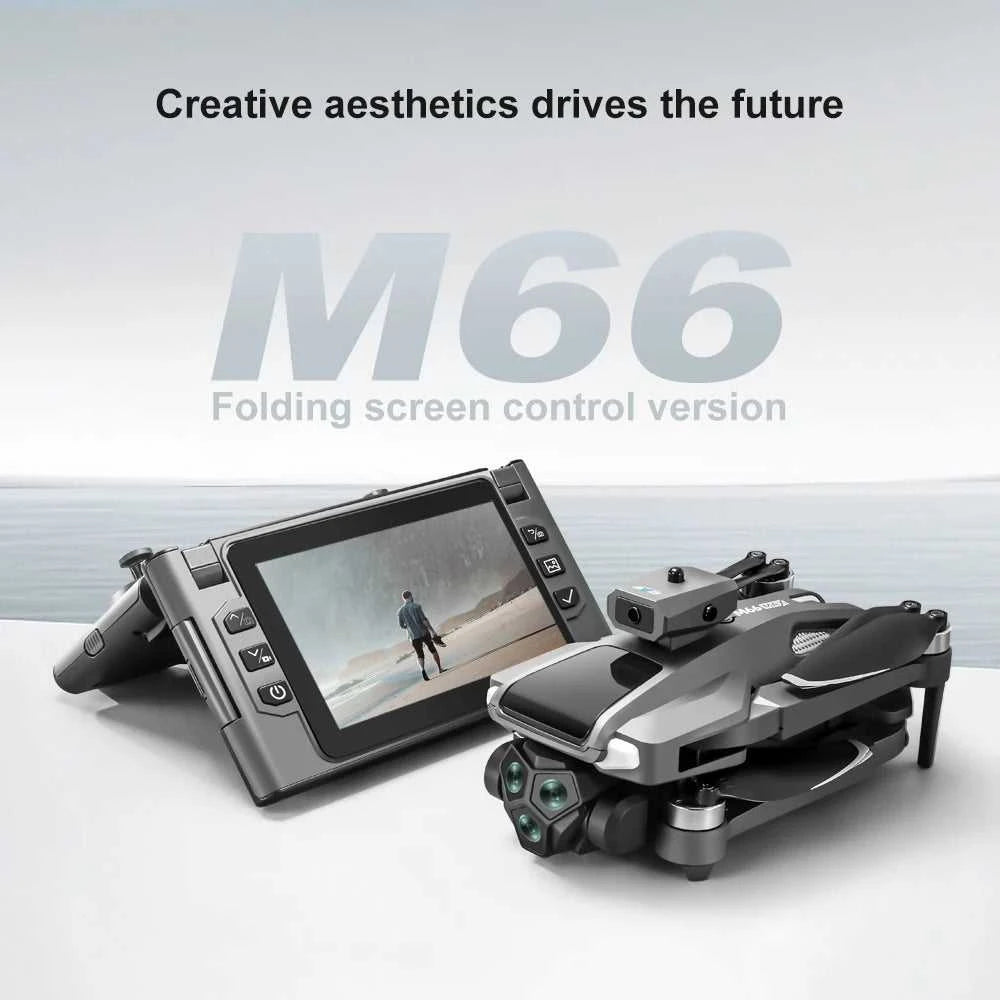 2025 New M66 Drone HD Folding Remote Control With Camera And Screen 5G FPV Camera Quadcopter Brushless Motor RC Quadcopter The jack market .AU The jack market .AU Drones $ 125 14:691#M66-Grey
