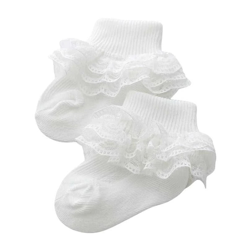 Baby Girls Boys Cotton Socks Cute Eyelet Frilly Lace Baptism Socks Birthday Gift for Infants The jack market .AU The jack market .AU Mum & Kids: Essential Products for Every Family $ 21 14:200002130;200000463:200661896#6-12M