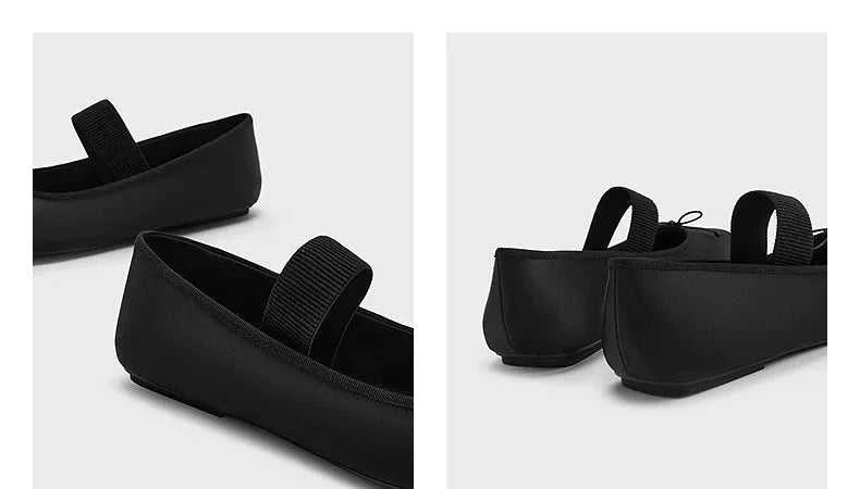 sweet pink silk flat shoes woman square toe bowtie ballet flats silver leather mary janes shoes elastic band moccasions women The jack market .AU The jack market .AU Step Up Your Style: Trendy Shoes for Every Occasion! $ 79 14:771#silver;200000124:200000333
