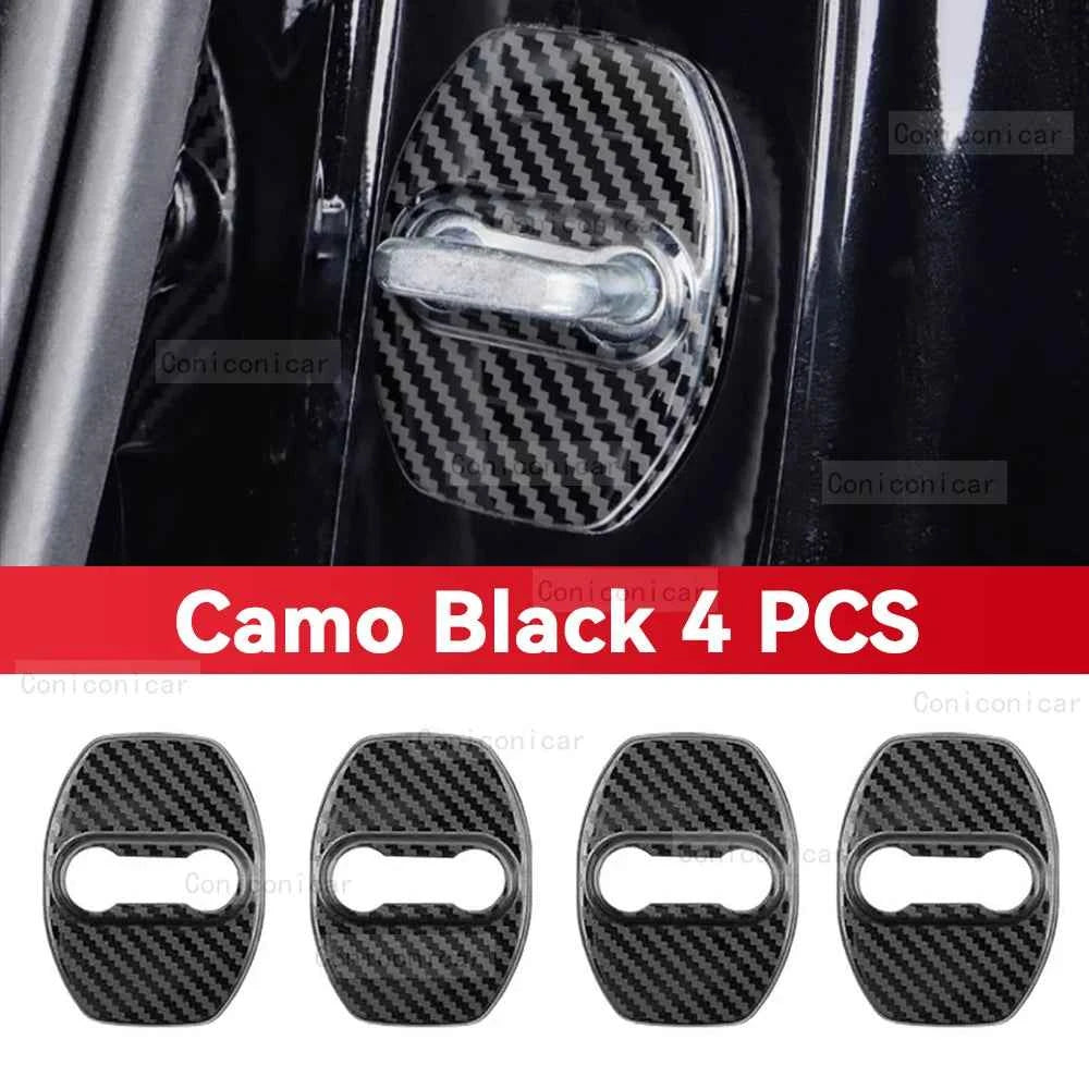 Car Door Lock Protector Cover Stainless Steel For GMC SIERRA 2015-2023 Protect Buckle Anti-rust Decoration Accessories