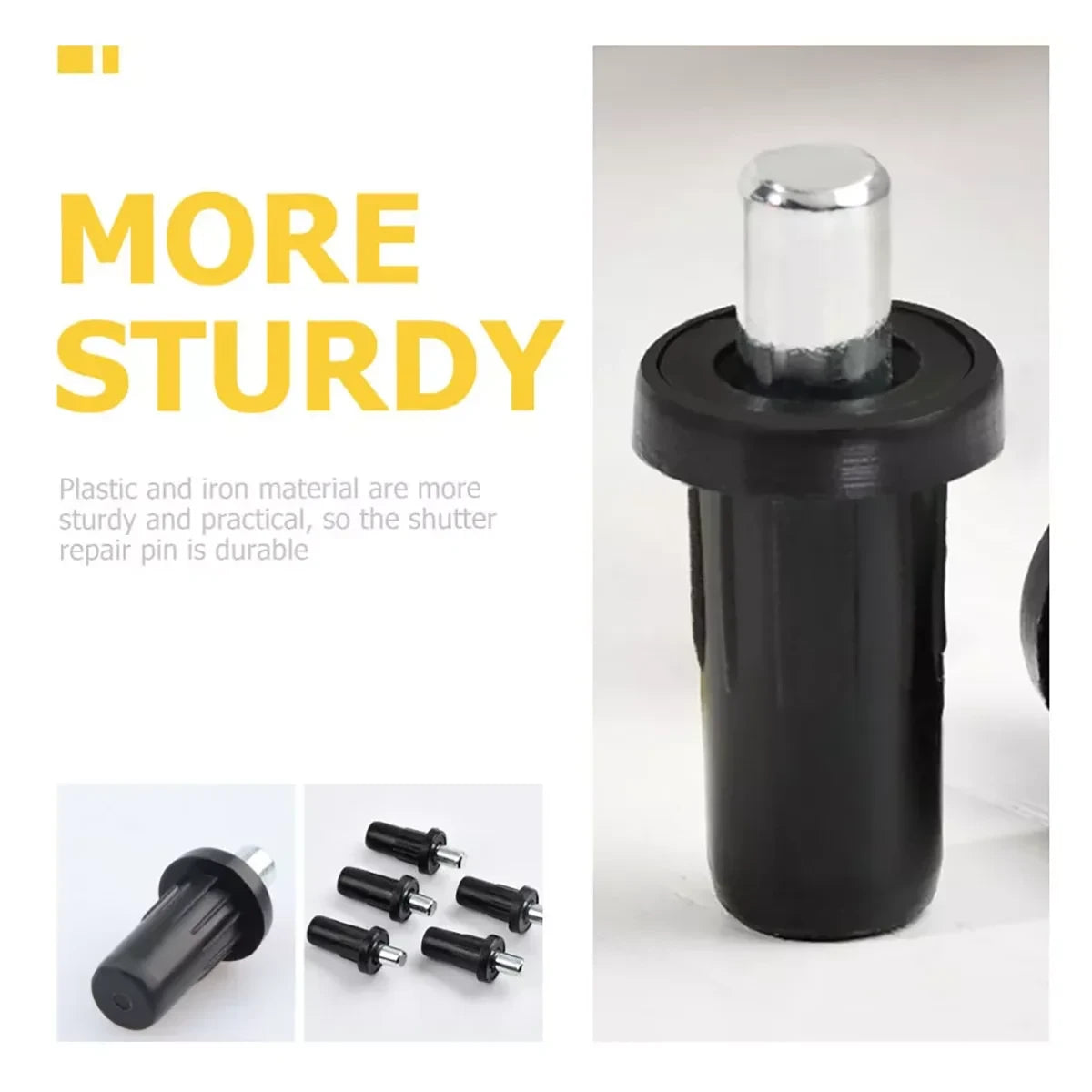 100Pc Large Black Iron Shutter Louvers Blind Repair Pins Spring Loaded Plantation Shutter Replacement Pins Bolt Window Door Home The jack market .AU The jack market .AU Home $ 66 14:201504126#100Pcs