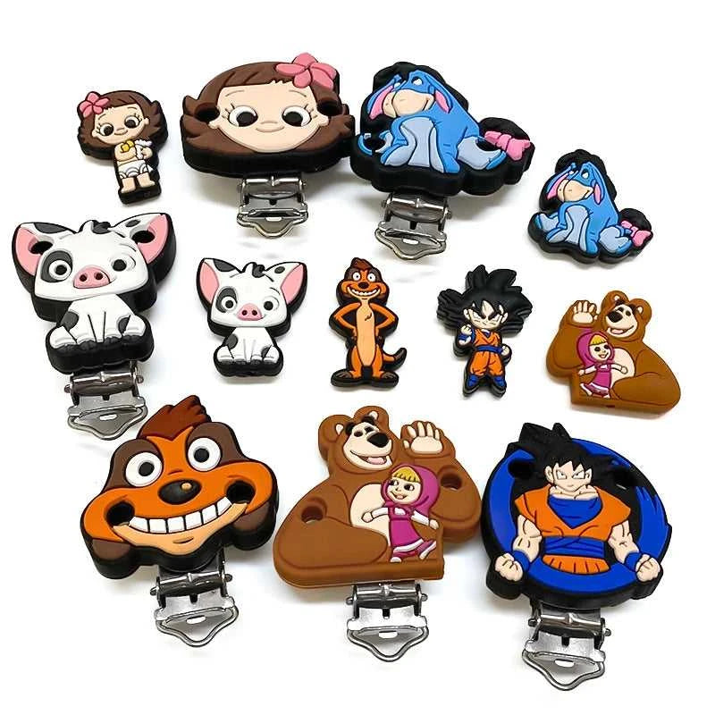 2pcs set Silicone Cartoon Eeyore Monica Beads Baby Silicone DIY Nursing Necklace Pacifier Clips Jewelry Accessories The jack market .AU The jack market .AU Mum & Kids: Essential Products for Every Family $ 23 14:200006154#1 set