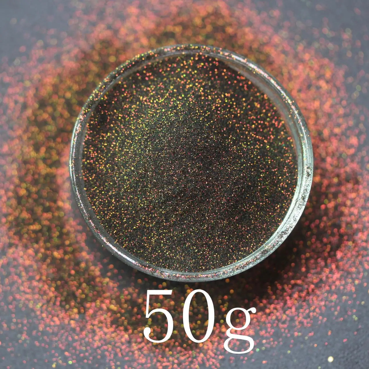 0.1mm Extra Fine Holographic White Colorful Shinning Glitter Spangle Dust for DIY lipstick,Cosmetics,Nail Art Craft Decoration