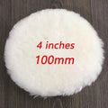 5Pcs Car Polishing Pad Wool Polishing Disc Car Body Waxing Buffing Pad Paint Care Polisher Pad Car Cleaning Tools 3/4/5/6/7 Inch