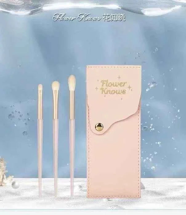 Flower KnowShell Jewel Butterfly Blush Brush - Cloud-Shaped Angled Bristles for Flawless Application