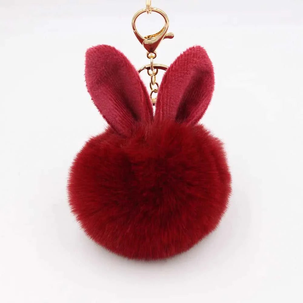 Furry Rabbit Ear Furry Ball Keychain Cute Rabbit Ear Plush Pendant Faux Fur Furry Rabbit Ear Bag Accessory Car Hanging Accessory The jack market .AU The jack market .AU Jewellery & Chains $ 47 14:1202#Brown