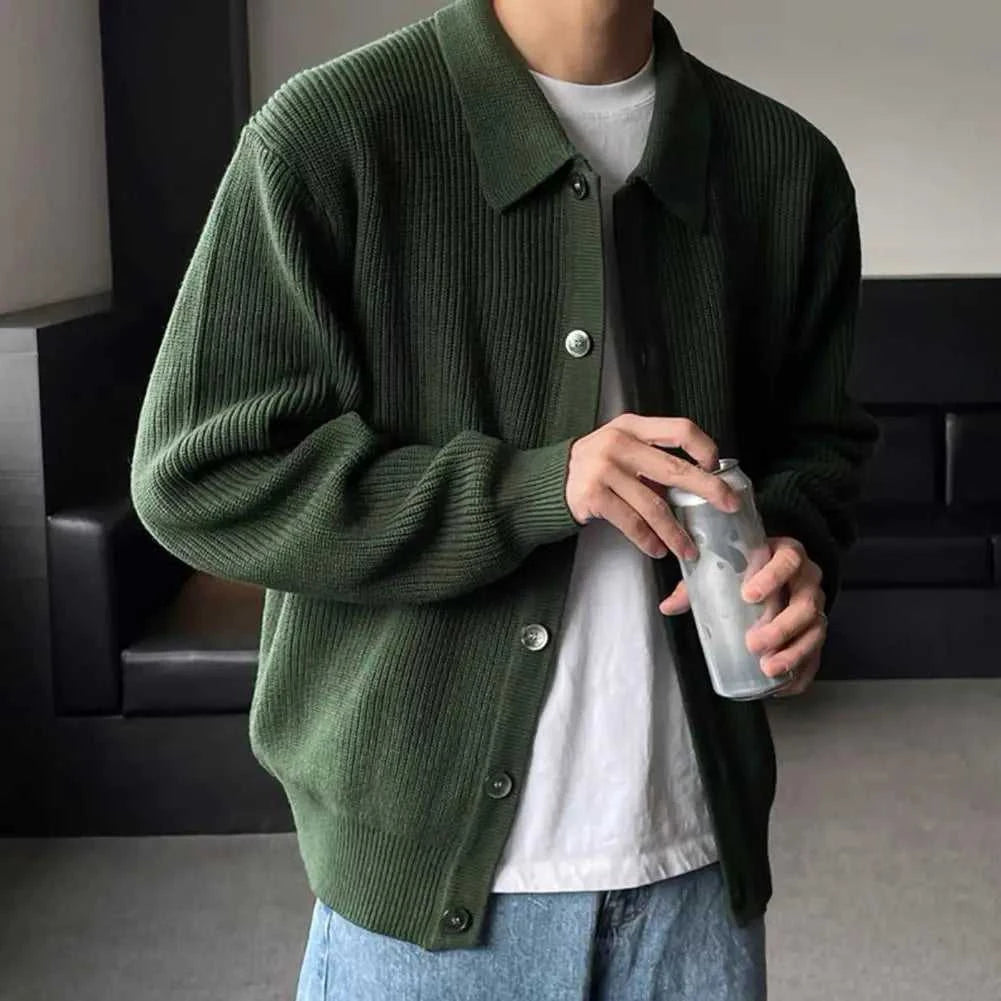 Men Sweater Coat Korean Fashion Knitted Coats Men Streetwear Slim Fit Casual Cardigan Coats The jack market .AU The jack market .AU Men Fashion $ 49 14:29#Black;5:4182