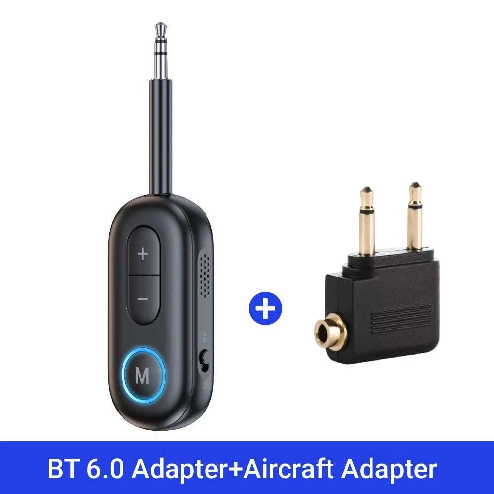 Bluetooth 6.0 Audio Transmitter Receiver 3.5MM AUX Hifi Stereo Music Wireless Adapter With Mic For Car Airplane TV PC Headphone The jack market .AU The jack market .AU Accessories Electronics $ 55 14:193#Bluetooth 6.0;200007763:201336100