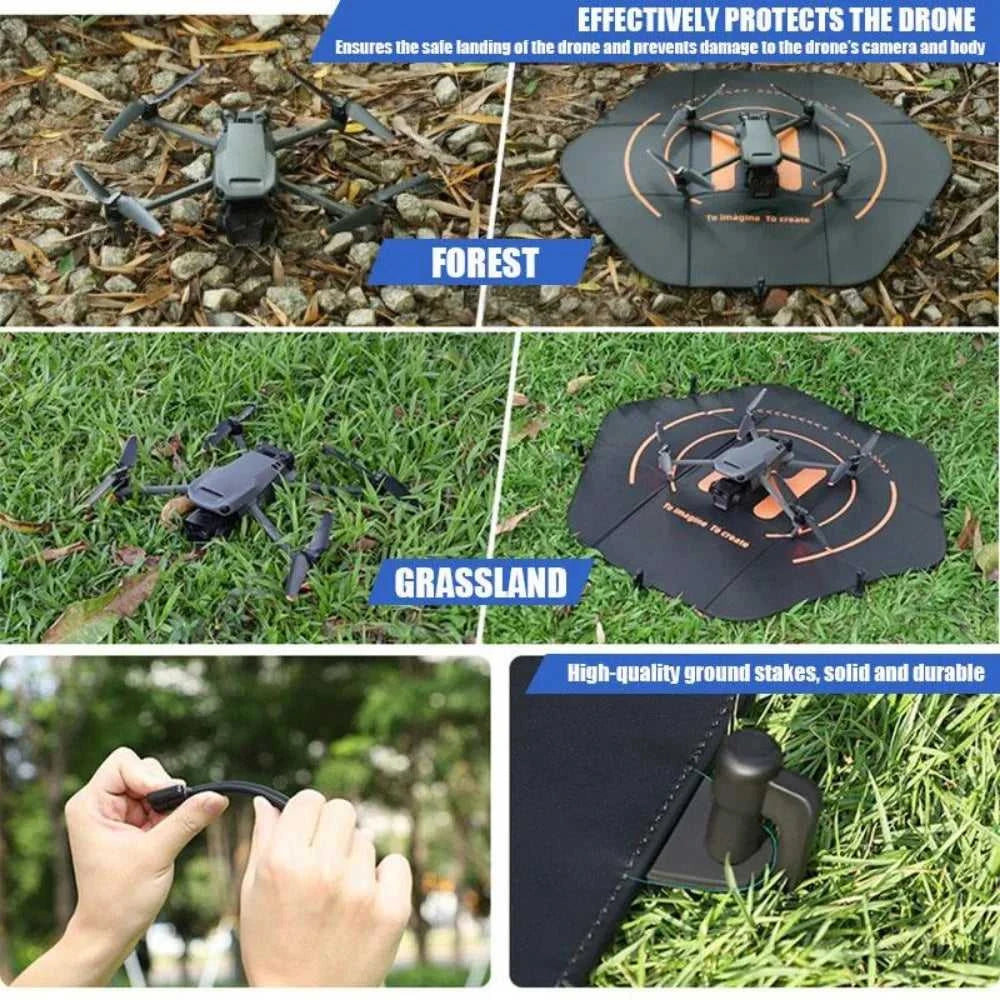Volodymyr 80cm(31’’) Drone Landing Pad Fast-Fold Double-Sided Waterproof for DJI Mavic 3 Pro/ Phantom 4 Pro/ Autel EVO II The jack market .AU The jack market .AU Drones $ 141 14:365458#80Cm tarmac set