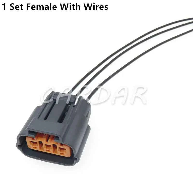 1 Set 3 Pin 6195-0009 6195-0012 DL 090 AC Assembly Waterproof Sensor Connector For Nissan Mazda RX8 Ignition Coil Socketv