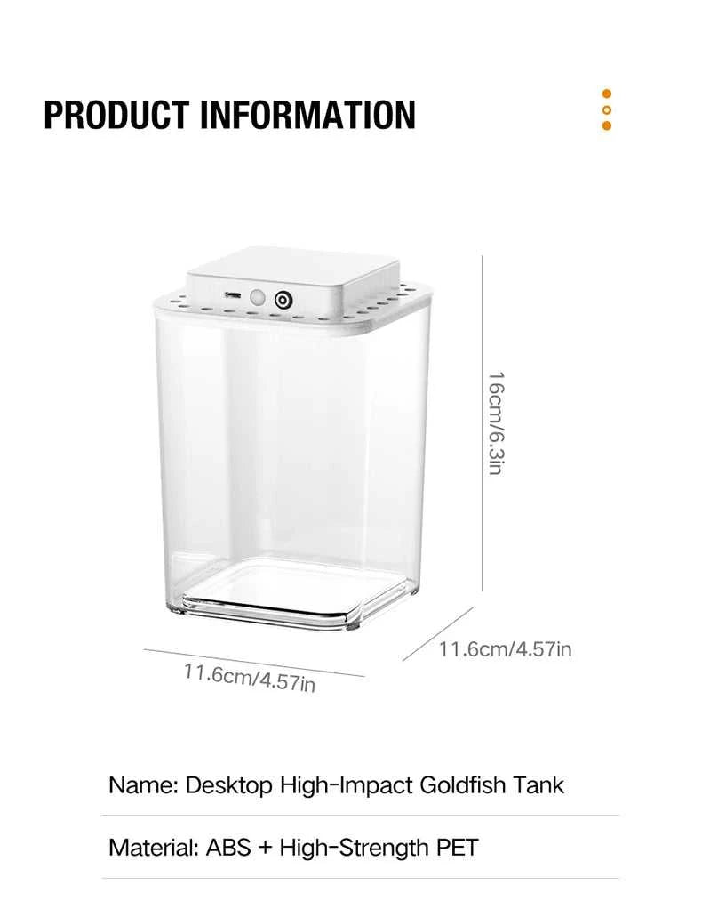 Desktop fish tank, new aquarium, lazy person, no water change, self circulating ecological fish tank, living room, small ecologi The jack market .AU The jack market .AU Fishing Gear $ 34 14:100018786#black