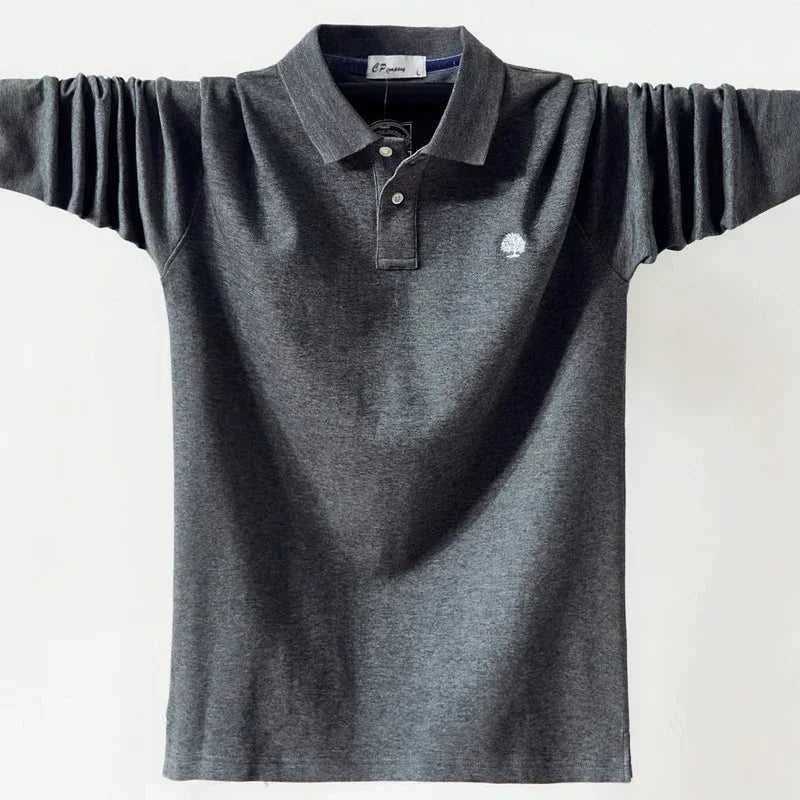 New Autumn Men Polo Shirt Men's Business Work Cotton Male Top Tees Long Sleeve Turn-down Collar Polo Shirts Large Size 6XL The jack market .AU The jack market .AU Men Fashion $ 49 14:691;5:200005259