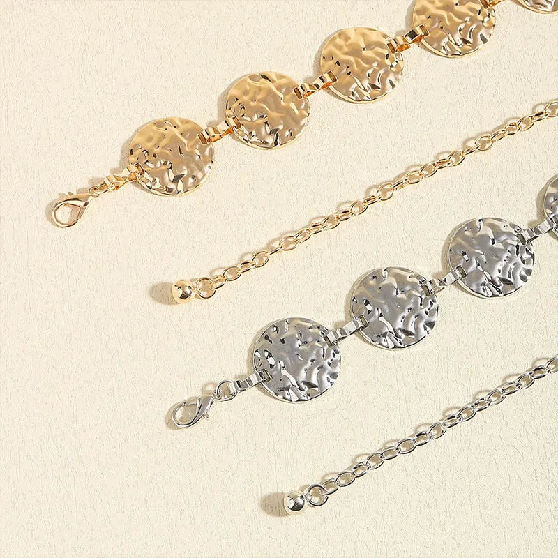 Women's Metal Chain Belt – Gold & Silver Waist Chain for Dresses