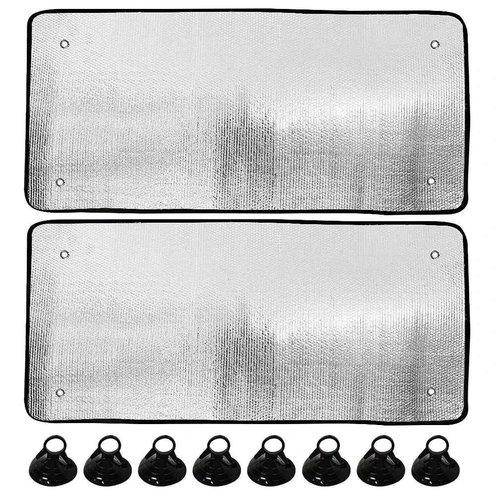2pcs Auto Window Cover Sunshades Windscreen Set For Vw T5 Transporter Internal Thermal Windscreen Side Exterior Accessories
