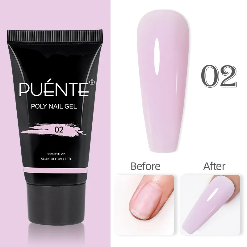 PUENTE Cat Eye Magnetic Gel Nail Polish - Vibrant Starry Galaxy Effect, Soak Off UV, 7.5ML