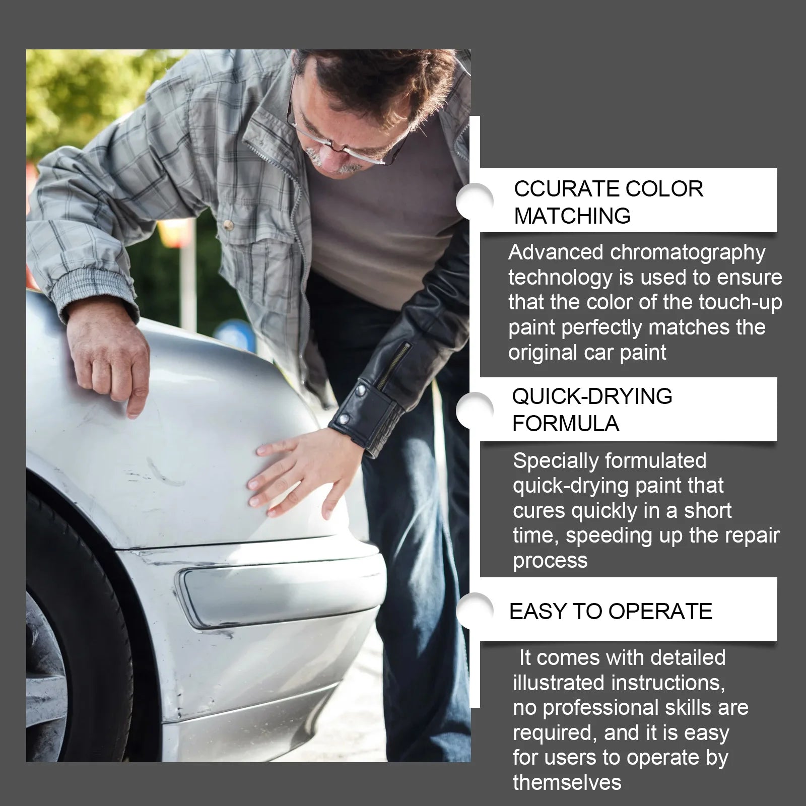 Car Scratch Remover Paint Care Tools Paint Care Auto Body Polishing Cleaner Suitable For Polishing And Care Of White Car Paint