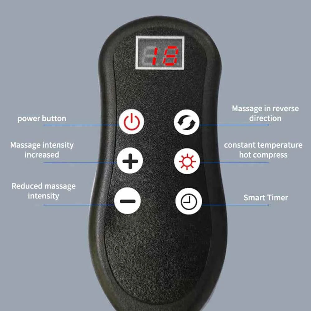 Super Big Foot & Leg Massager | Deep Tissue Shiatsu with Heat & Kneading for Stress Relief & Relaxation