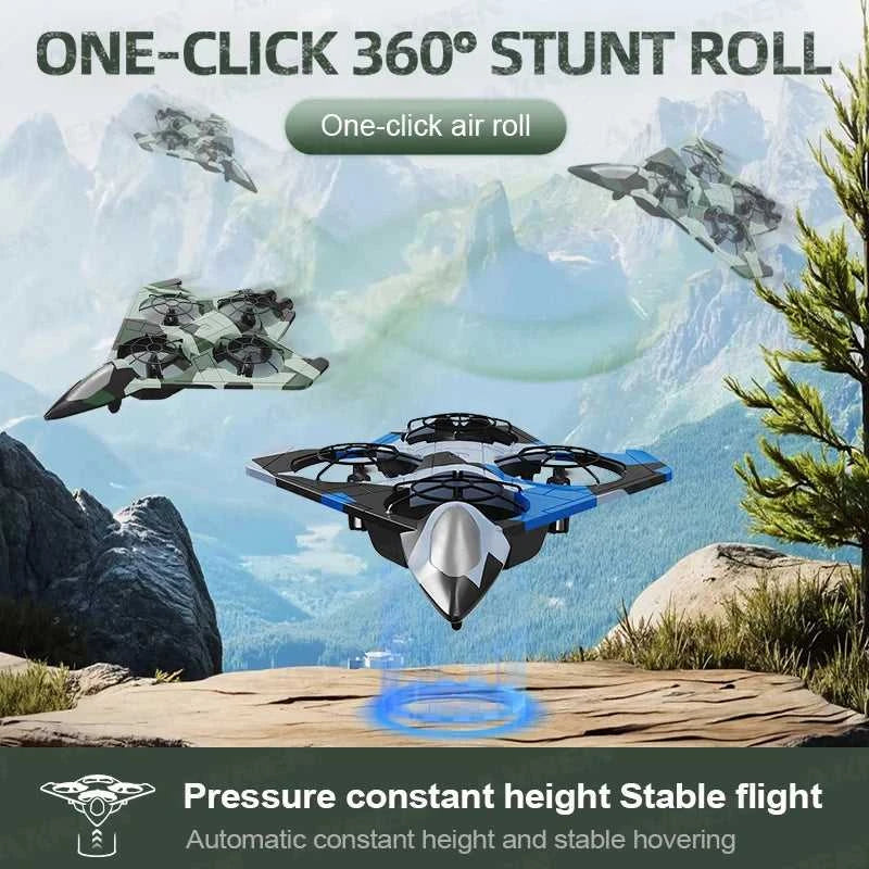 Quadcopter Remote Control Aircraft Drone Model Hovering Flight Fighter Fixed Height Rolling Stunt Toy Fall Resistant Kids Aldult The jack market .AU The jack market .AU Drones $ 70 14:29#E76 blue deone