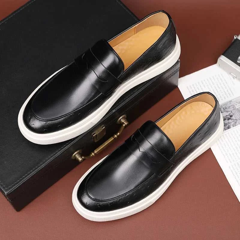 Fashion Men's Casual Shoes Embossed Leather Men Classic Retro British Style Tassels Loafers Mens Slip-on Outdoor Driving Flats The jack market .AU The jack market .AU Step Up Your Style: Trendy Shoes for Every Occasion! $ 101 14:193#S11 Black;200000124:200000364#39 (US 6.5);200007763:201336100