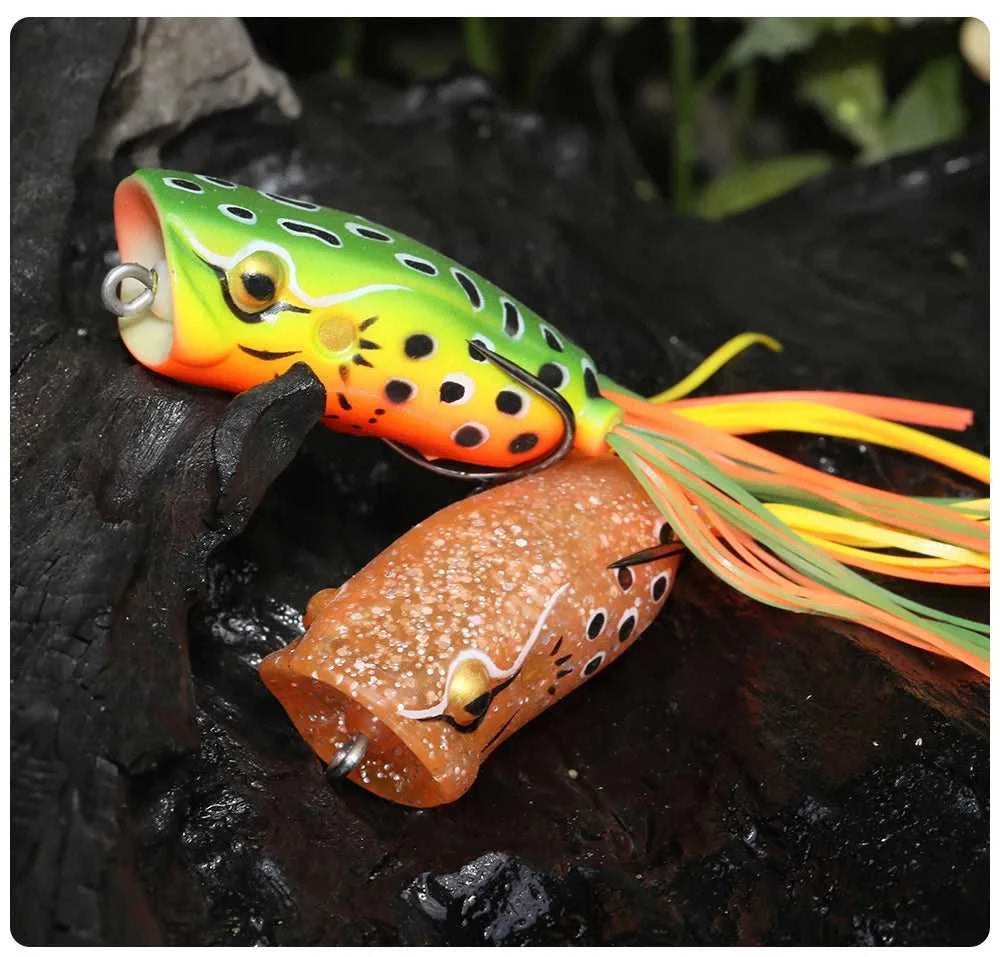 Big Mouth Topwater Frog Lures Durable Lifelike Silicone Bass Bait Floating Realistic for Pike Snakehead Salmon Trout Catfish The jack market .AU The jack market .AU Fishing Gear $ 21 14:200002984#D