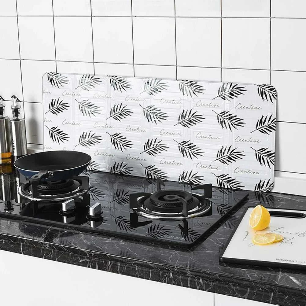 Aluminum Foldable Kitchen Gas Stove Baffle Plate Kitchen Frying Pan Oil Splash Protection Screen Heat Shields Kichen Accessories The jack market .AU The jack market .AU Home $ 24 14:29#Green Cactus