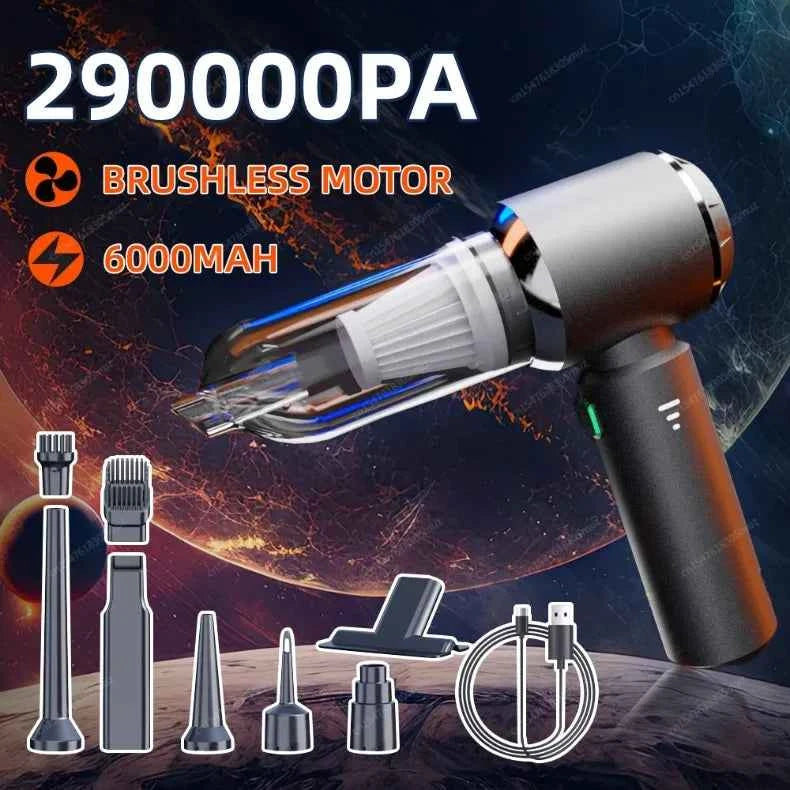 Car Vacuum Cleaner High Power Portable Handheld Wireless Brushless Motor Cleaning Machine Powerful Air Duster for Home Appliance
