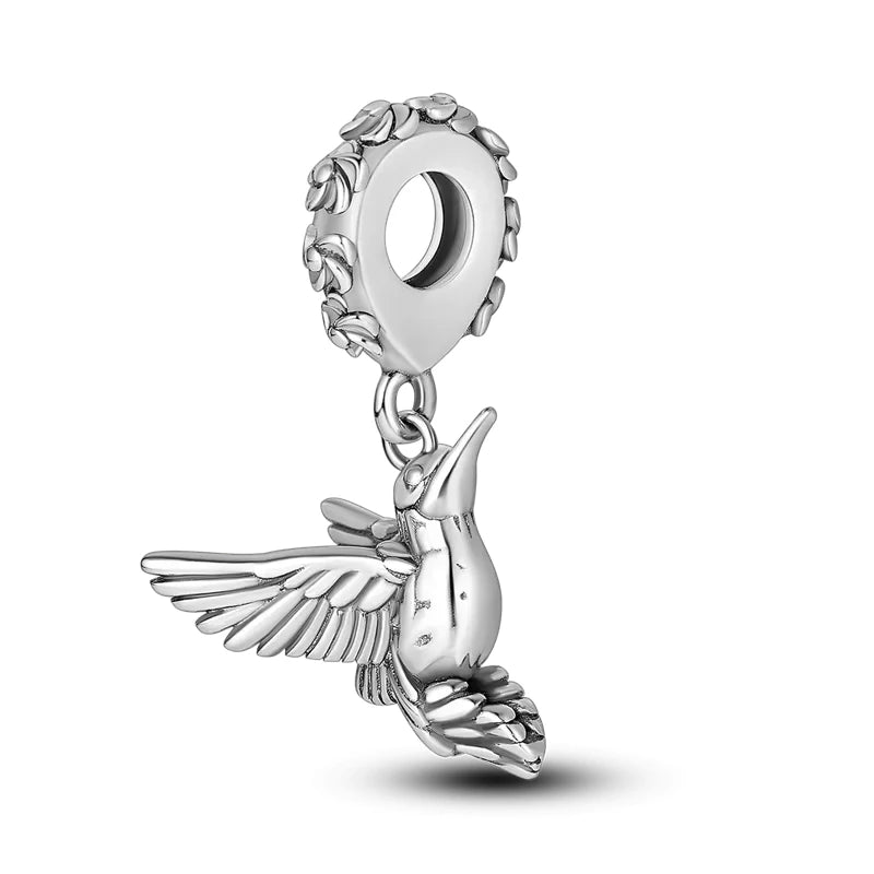 925 sterling silver owl flamingo woodpecker feather charms fit original bracelet charm bead necklace Diy female jewelry The jack market .AU The jack market .AU Jewellery & Chains $ 50 200000226:202006807#SMC6222