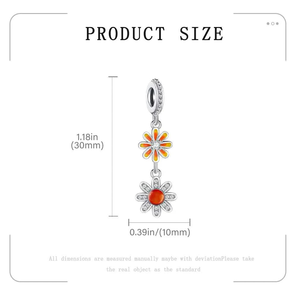 2025 Hot New Original Flower Pendant 925 Sterling Silver Rose charm Fit bracelet diy For Women Elegant bead Daily Wear Fine gift The jack market .AU The jack market .AU Jewellery & Chains $ 50 200000226:200013901#NBB0022-18