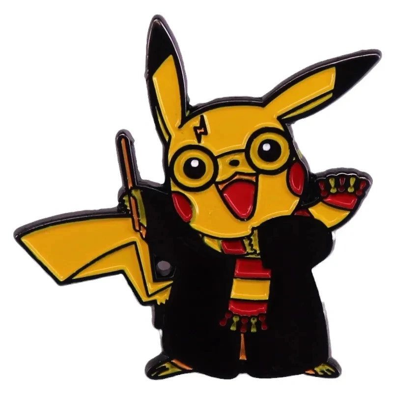 Pokemon Pikachu Series Enamel Pins Cute Brooch For Women Lapel Pins Badge on Backpack Costume Accessories Fashion Jewelry Gifts