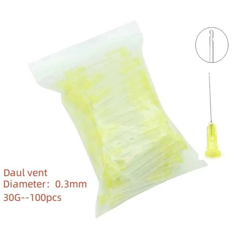 100Pcs Endo Irrigation Needles - Precision 25G/27G/30G Tips for Root Canal Mastery