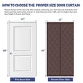 Thermal Insulated Door Curtain Magnetic Insulated Door Covers for Winter Door Blanket Thicken Cotton Insulation Doors Screen The jack market .AU The jack market .AU Home $ 87 14:10#Brown 80x205cm