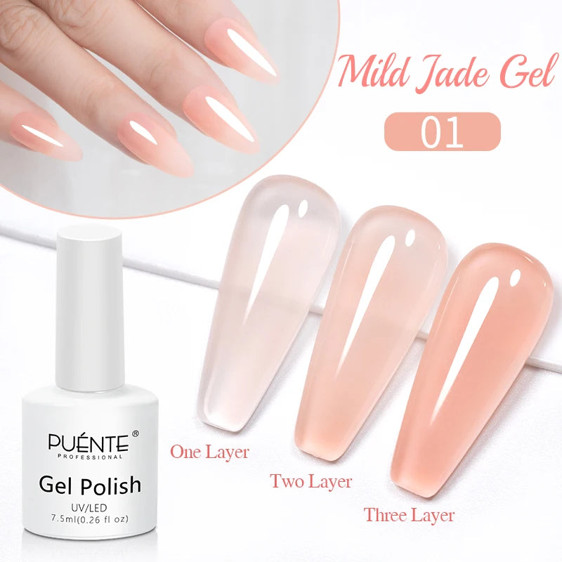 PUENTE Cat Eye Magnetic Gel Nail Polish - Vibrant Starry Galaxy Effect, Soak Off UV, 7.5ML