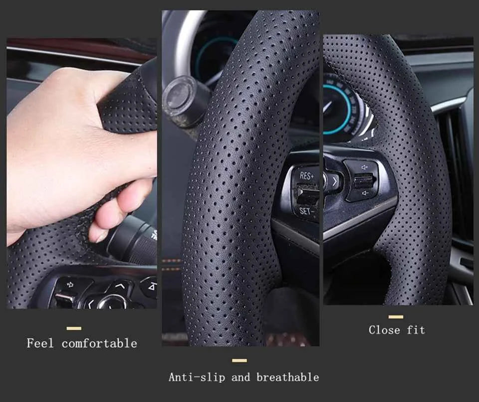 Customize DIY Microfiber Leather Car Steering Wheel Cover For For Hyundai ix35 Tucson 2 2011 2012 2013 2014 2015 Car Interior