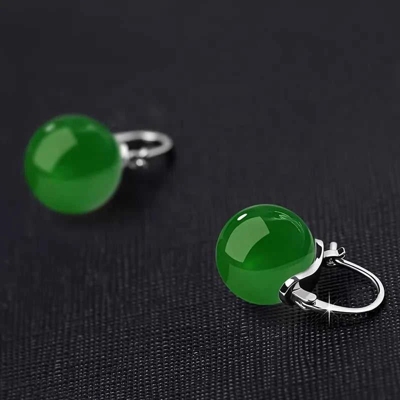 MHS.SUN Vintage Imitation Green Jade Bead Drop Earrings Gentle Elegant Ear Buckle Earring For Women Girl Party Jewelry Gift The jack market .AU The jack market .AU Jewellery & Chains $ 51 200001034:361180#002