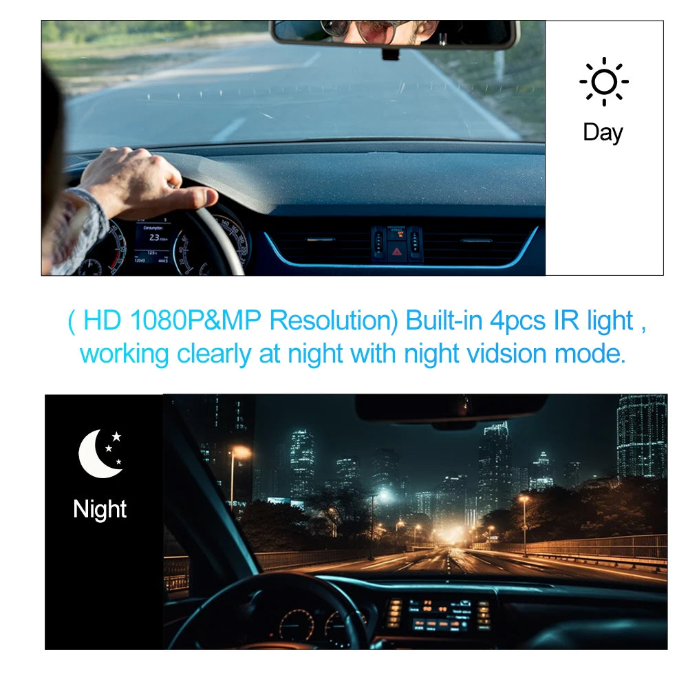 Vandlion A39 Portable Mini Mounted Camera Full 1080P HD Night Vision 3000mAh Long Battery Life Small Camcorders for Riding