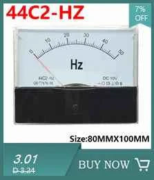 44C2 Analog DC Ammeter - Precision Measurement from 50μA to 500μA for Accurate Electrical Readings
