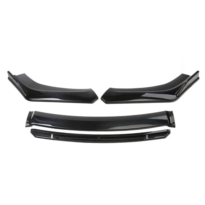 For Universal Cars 3-Piece Adjustable Universal Car Front Bumper Lip Spoiler Diffuser Splitter Body Kits Side Corner Guard